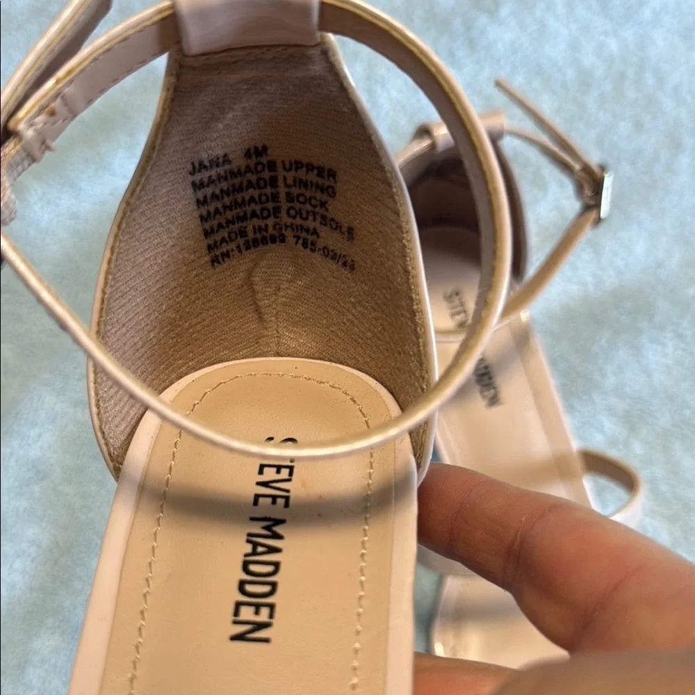 Steve Madden Blush Pink Strappy Heels
